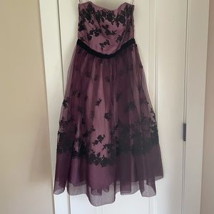 Betsey Johnson Formal strapless dress